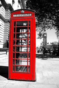 London phone booth