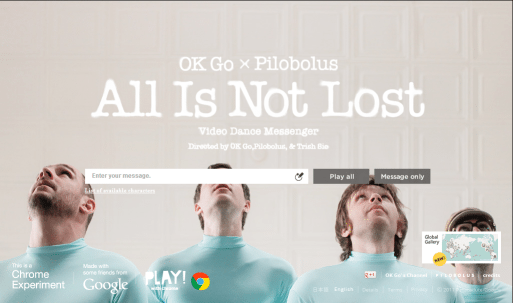 HTML5 video "All is not lost"