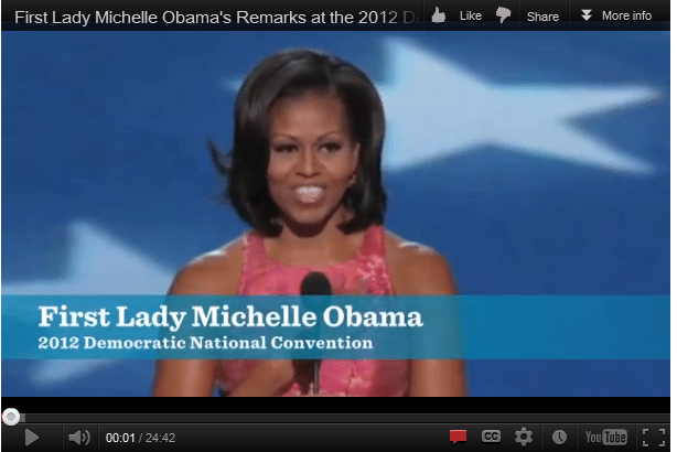 Michelle Obama Democratic National Convention