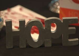 thumbnail for a patient conference video with the word HOPE