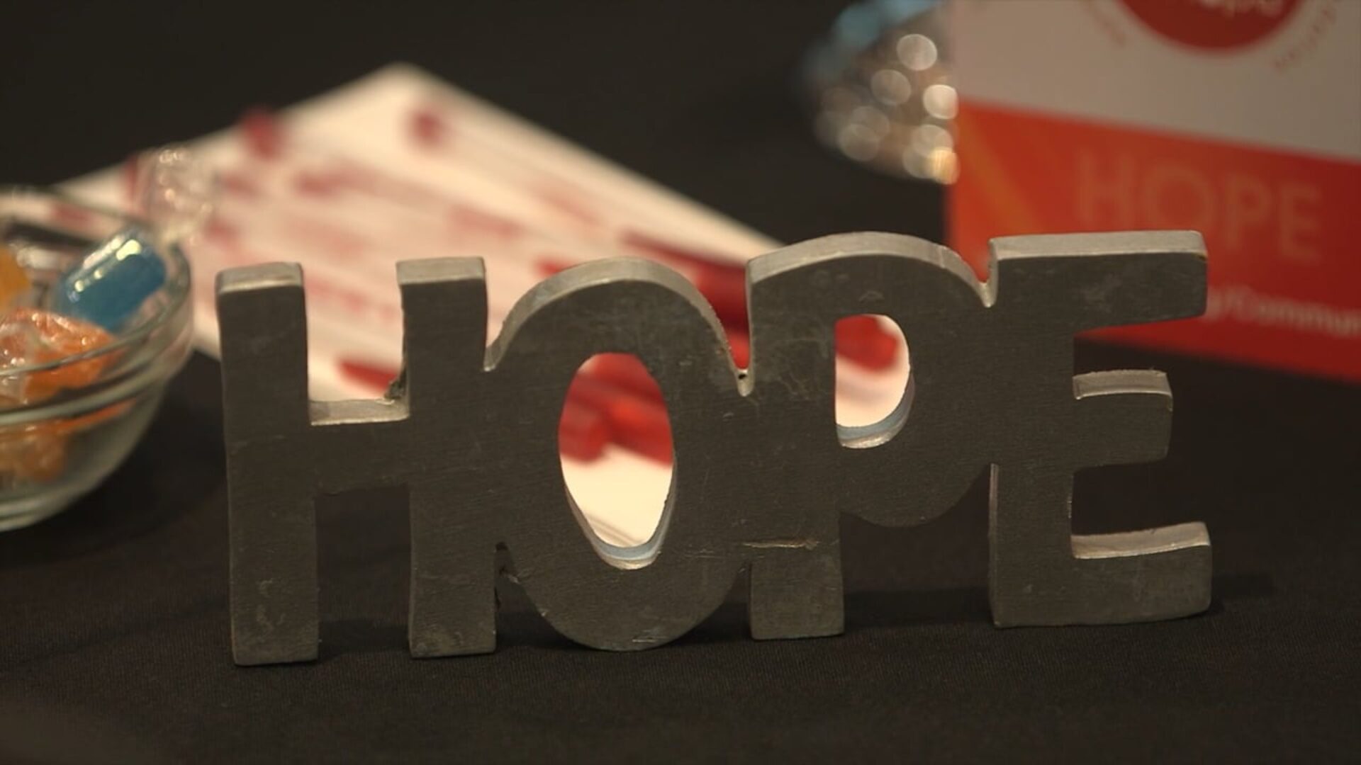thumbnail for a patient conference video with the word HOPE