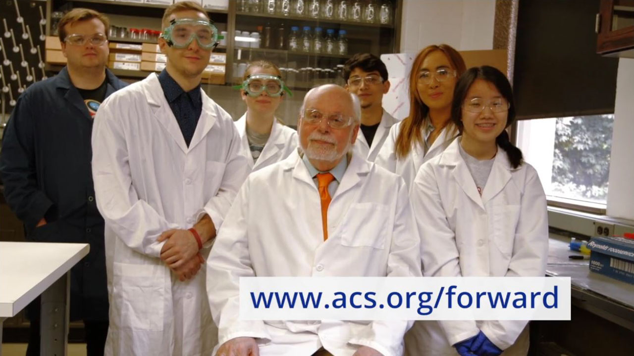 Nobel Laureate Science Fundraising Video with Sir J Fraser Stoddard and Project SEED chemistry lab students