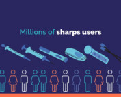 graphic scrolling to repesent millions people using sharps animated video from powerpoint slides