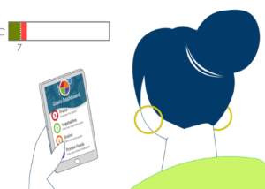 diabetes video animation showing person using diabetes care nutrition app