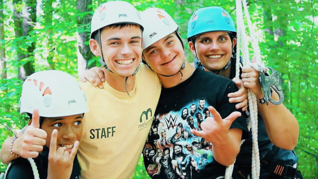 thumbnail for a nonprofit video for inclusion camp featuring campers stories and accomplishments