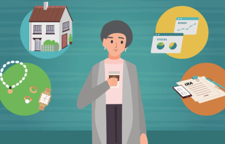 QCD Fundraising Video retirement aged woman considering smart charitable planned gifts