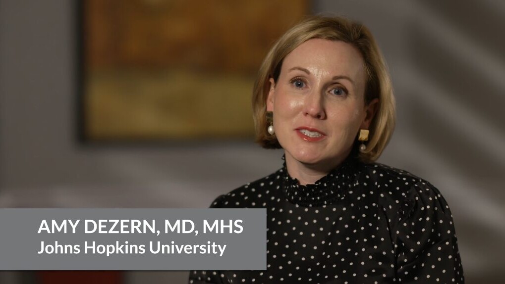 thumbnail of amy dezern md in aplastic anemia medical advances video