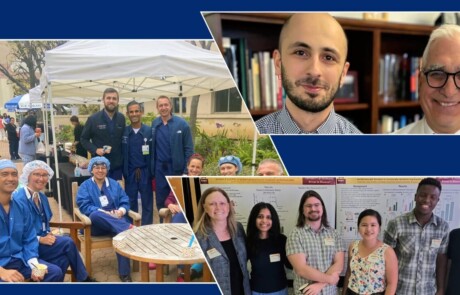 thumbnail for a medical foundation overview video showing diverse association members at meetings and events