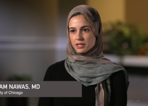 thumbnail for translating medical research for patient education video with Miriam Nawas MD