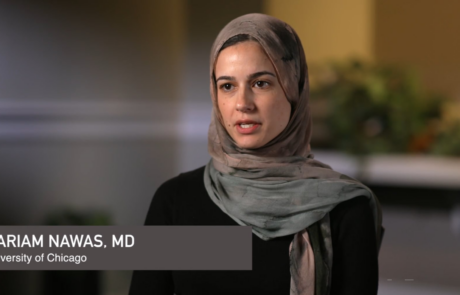 thumbnail for translating medical research for patient education video with Miriam Nawas MD